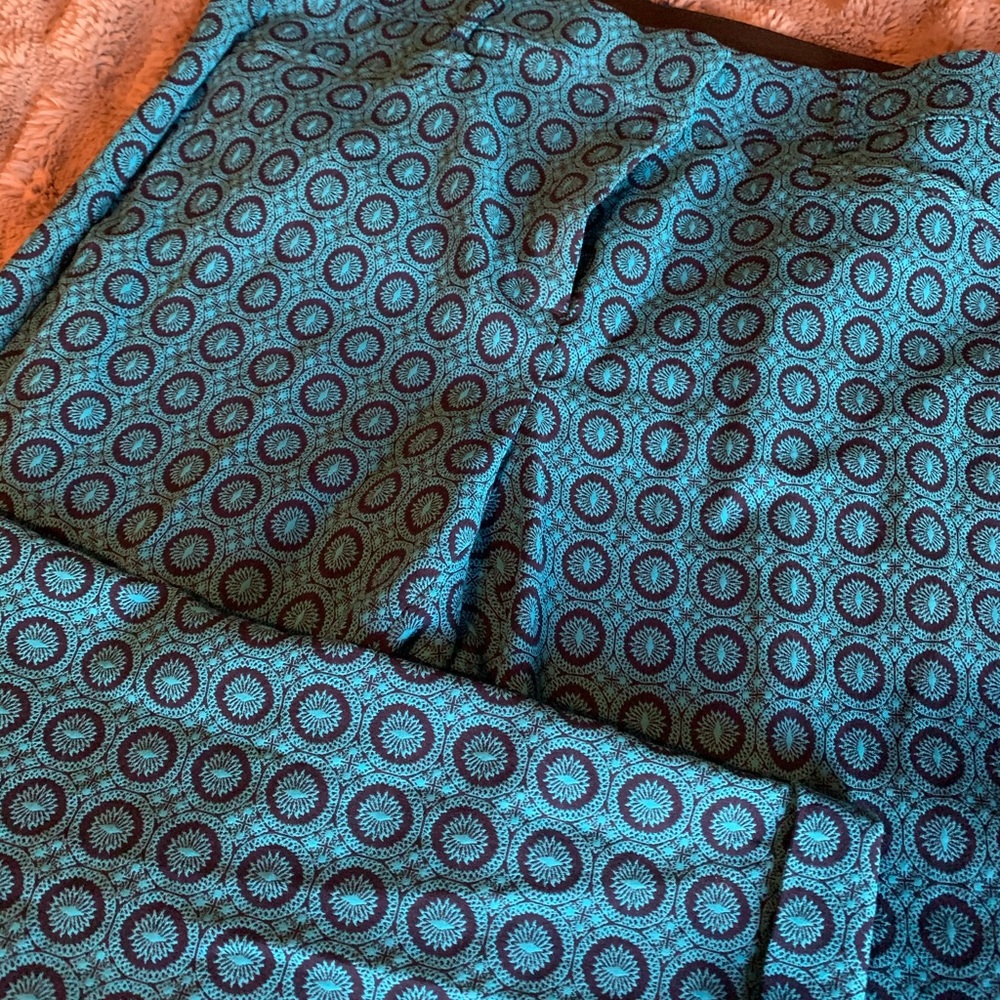 Capri patterned pants by Lane Bryant